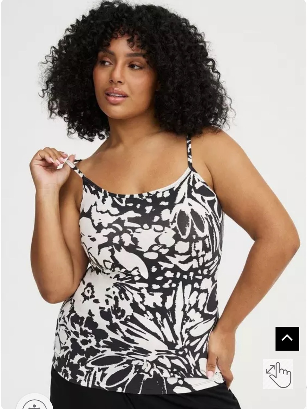 NWT Torrid Veronica Floral Ivory foxy cami size 2X
